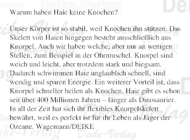 Warum haben Haie keine Knochen?