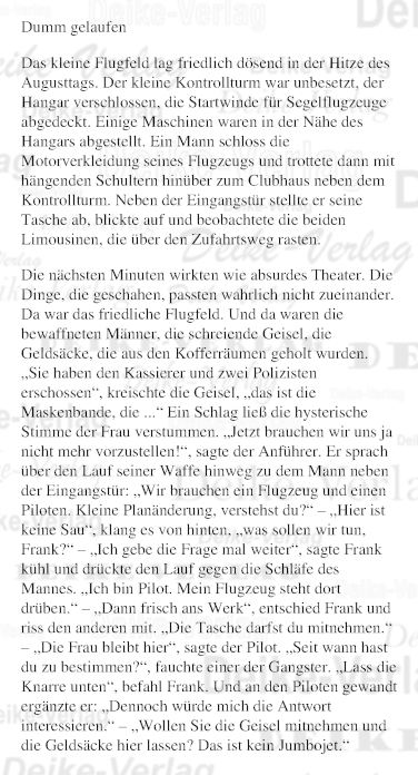 Dumm gelaufen