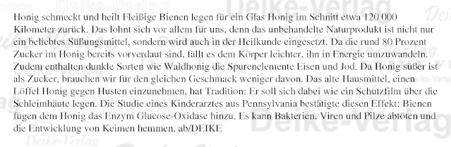 Honig heilt - Tipps