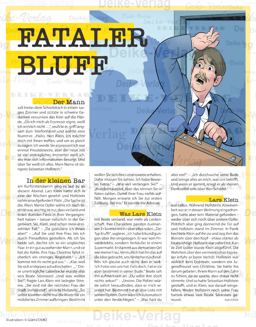 Fataler Bluff