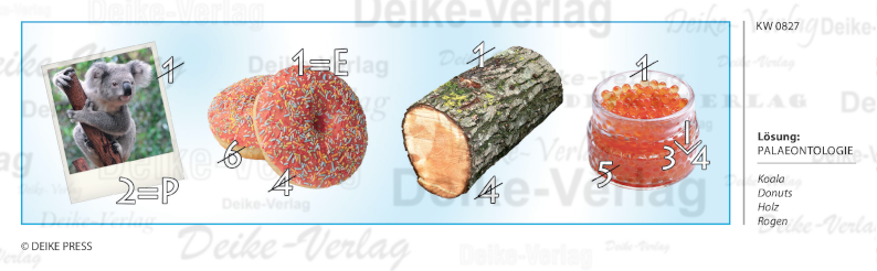 Paläontologie - Rebus KW 0827