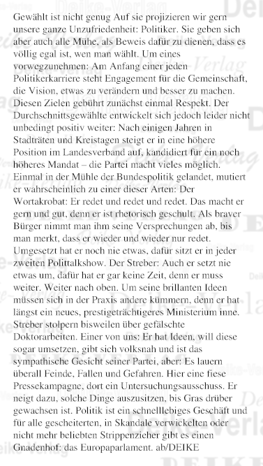 Politiker