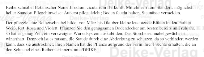 Reiherschnabel