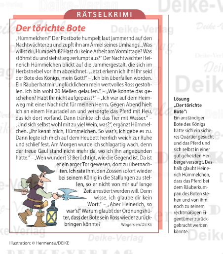 Der törichte Bote (Hümmelchen)