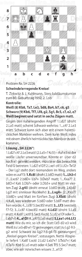 Schachaufgabe KW 2226