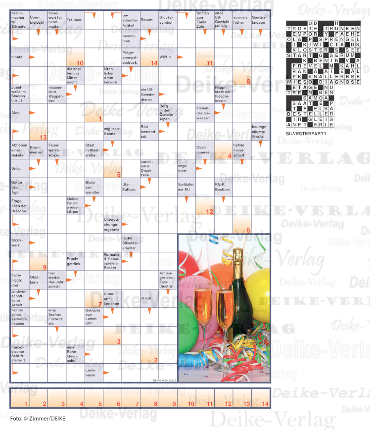 Silvesterparty (Schwedenrätsel) 1420