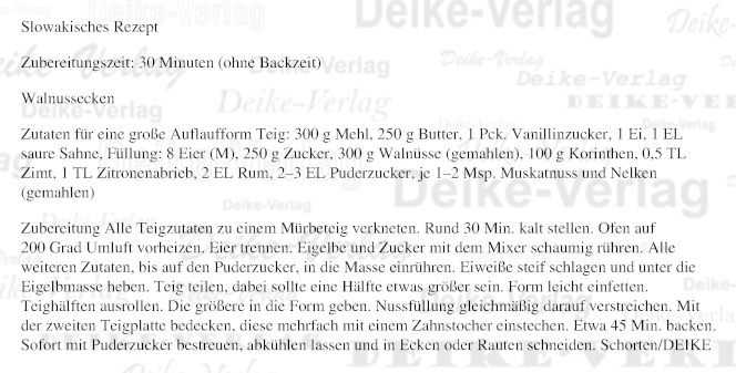 Walnussecken