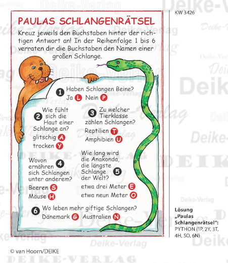 Python - Paula das Walross KW 3426