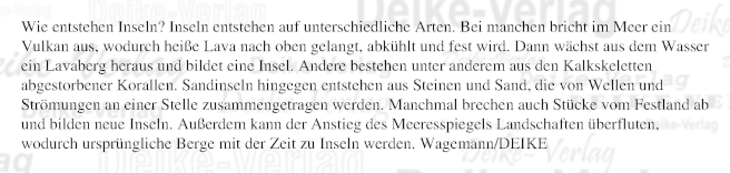 Wie entstehen Inseln?