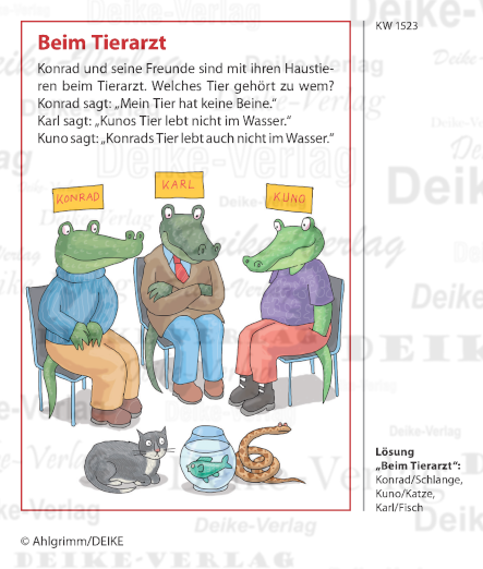 Beim Tierarzt - Konrad das Krokodil KW 1523