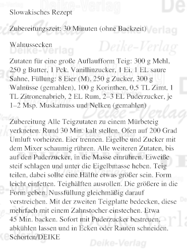 Walnussecken