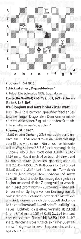 Schachaufgabe KW 1926