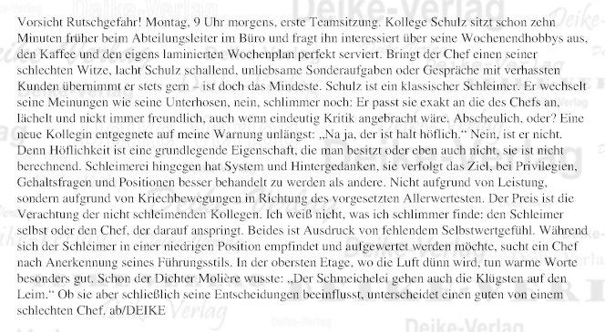 Vorsicht, Rutschgefahr!
