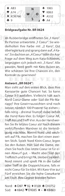 Bridgeaufgabe KW 0624