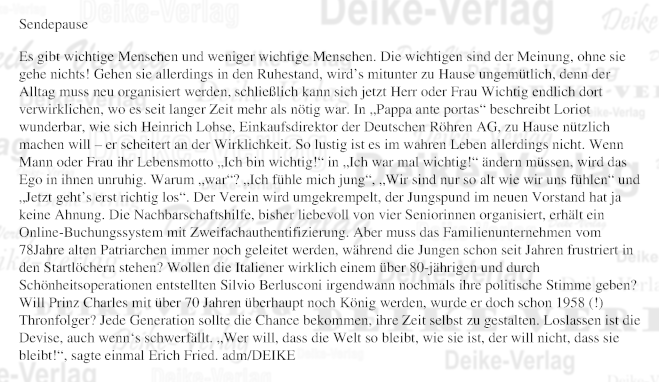 Wichtig!