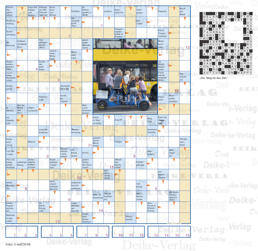 Der Weg ist das Ziel (Schwedenrätsel) 1720