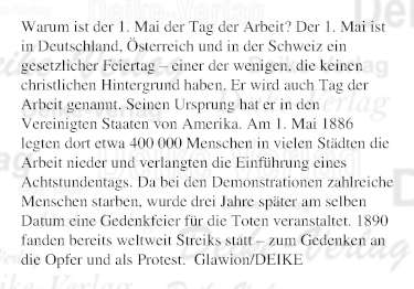 Warum ist der 1. Mai der Tag der Arbeit?