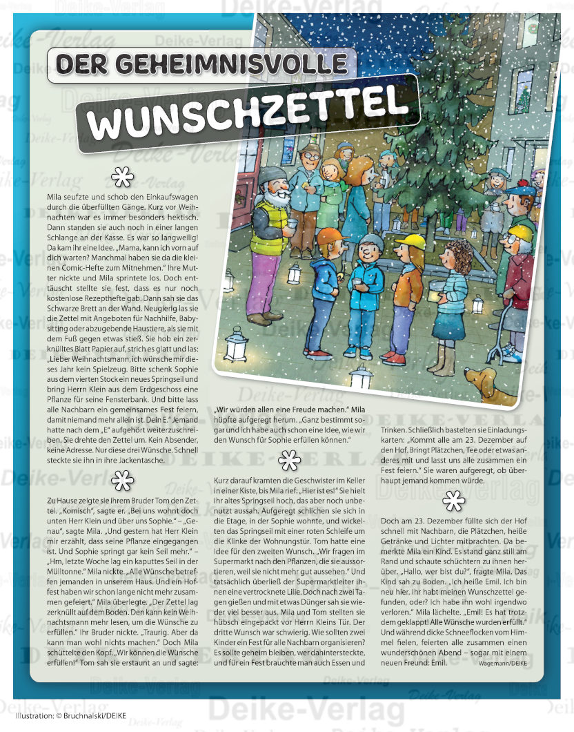 Der geheimnisvolle Wunschzettel