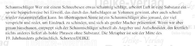 Schaumschläger