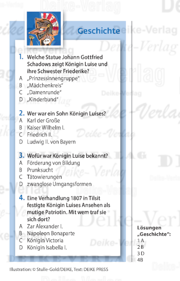 Luise von Preußen - Quiz