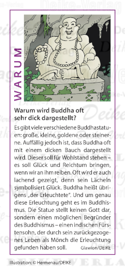 Warum wird Buddha oft sehr dick dargestellt?
