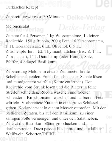 Melonensalat