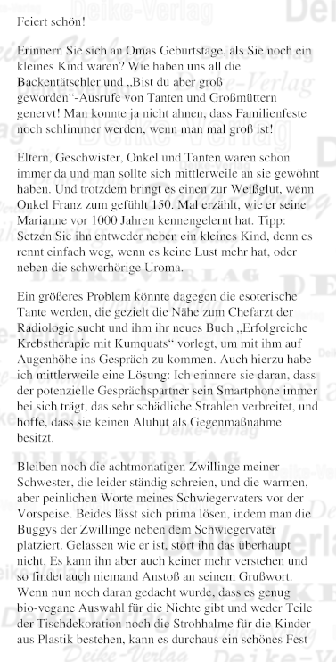 Familienfeier