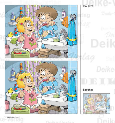 Zähne putzen  - Fehlerbilder KW 1223