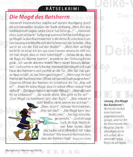 Die Magd des Ratsherrn (Heinerich Hümmelchen)