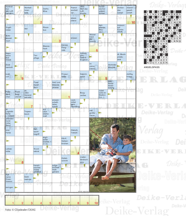 Angelspaß (Schwedenrätsel) 1420