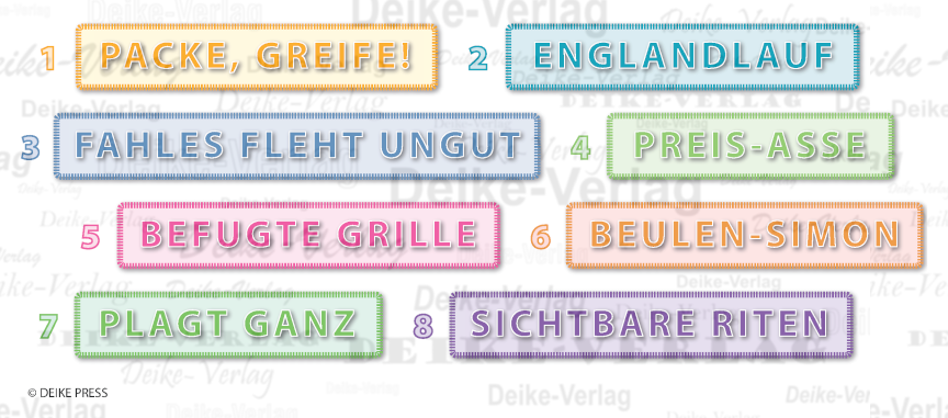 Flughafen - Anagramme