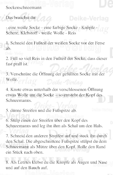 Sockenschneemann