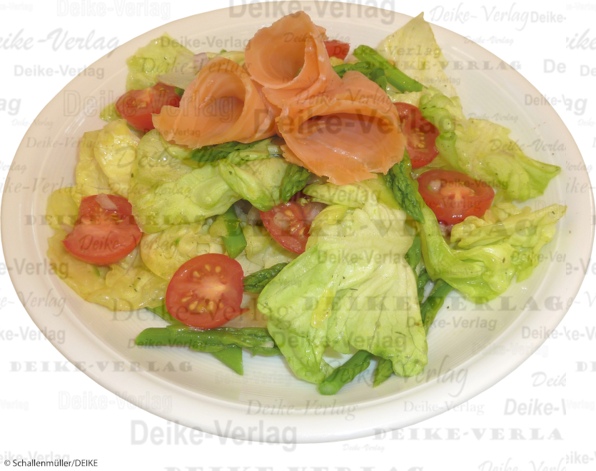 Spargel Lachs Salat