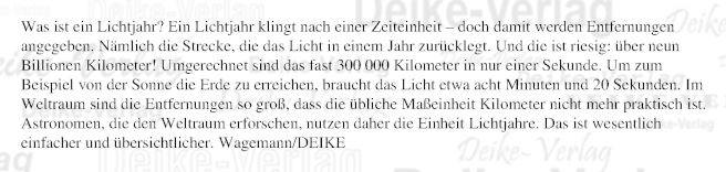 Was ist ein Lichtjahr?