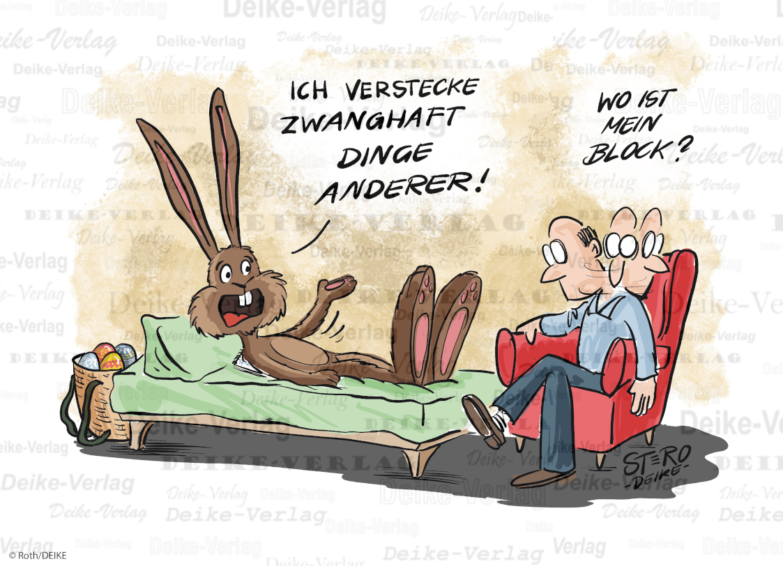 Der Osterhase beim Psychiater