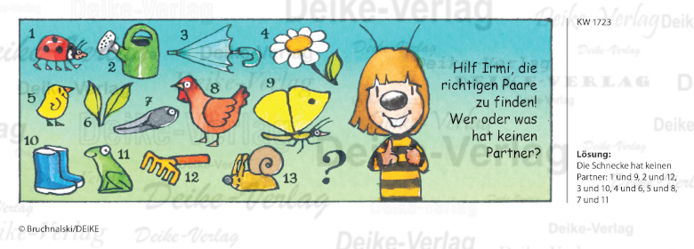 Partnersuche - Irmi die Rätsebiene KW 1723 