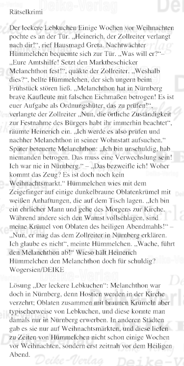 Der leckere Lebkuchen (Heinerich Hümmelin)