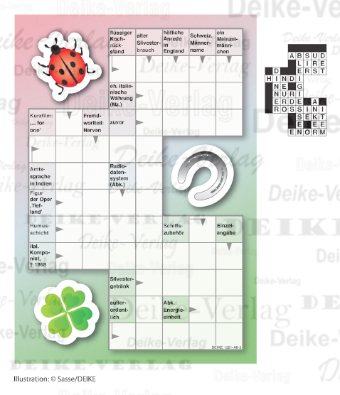 Glückssymbole (Schwedenrätsel) DIN A5