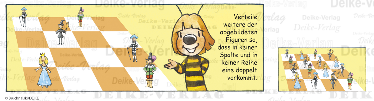 Spalten und Reihen - Irmi die Rätselbiene KW 0826