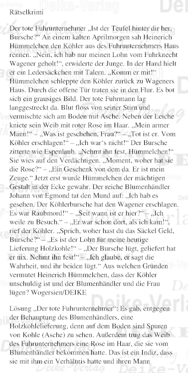 Der tote Fuhrunternehmer  (Hümmelchen)