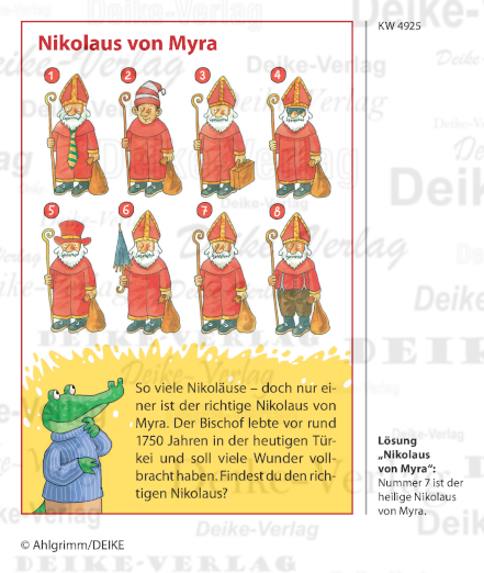 Nikolaus - Konrad das Krokodil KW 4925