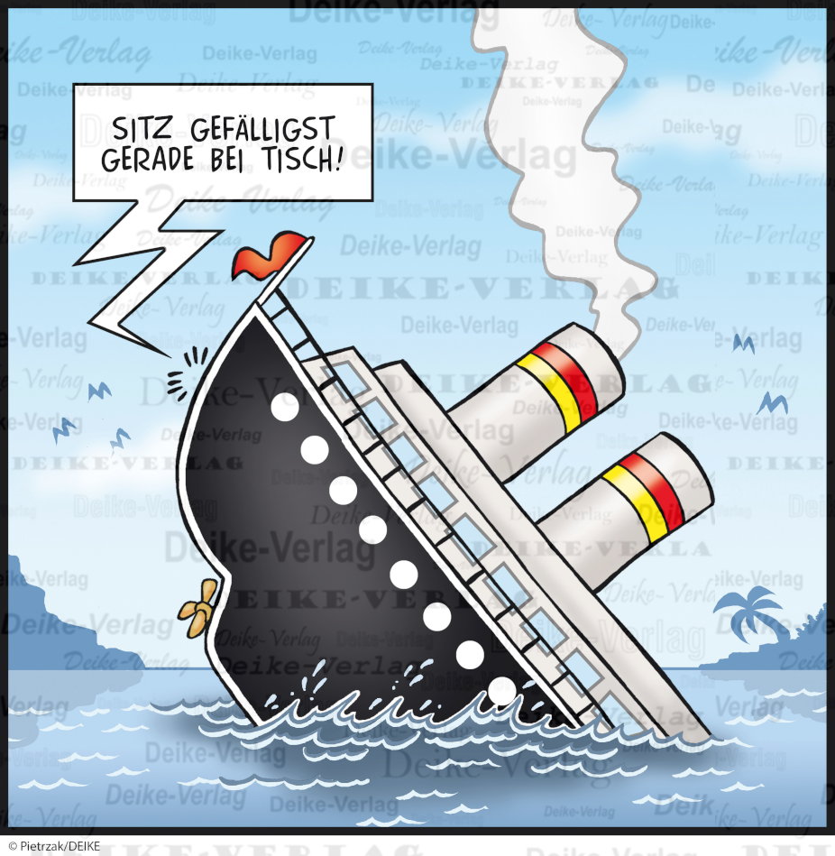 Sitz gerade!