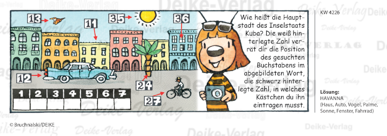 Havanna - Irmi die Rätselbiene KW 4226 