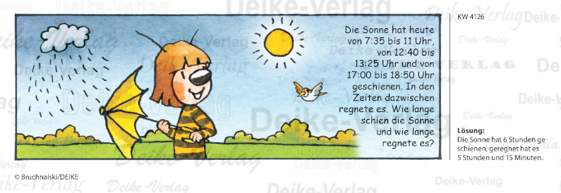 Auf Regen folgt Sonnenschein - Irmi die Rätselbiene KW 4126