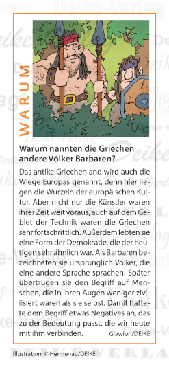 Warum nannten die Griechen andere Völker Barbaren?