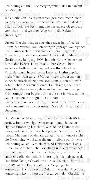 Erinnerungskultur