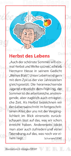 Herbst des Lebens