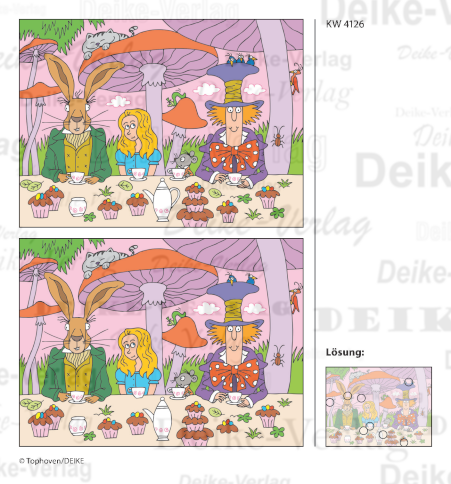 Alice im Wunderland - Fehlerbilder KW 4126