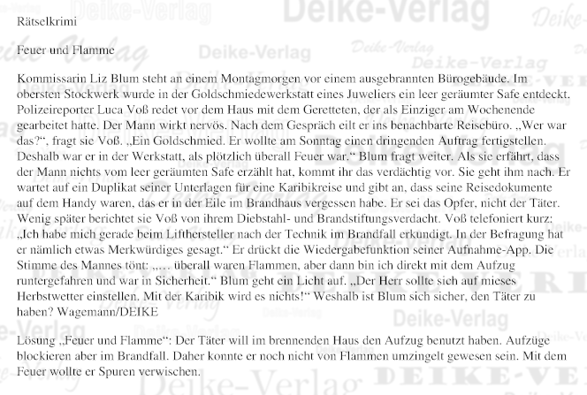 Feuer und Flamme (Liz Blum)