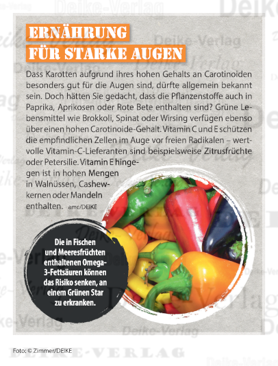 Ernährung für starke Augen